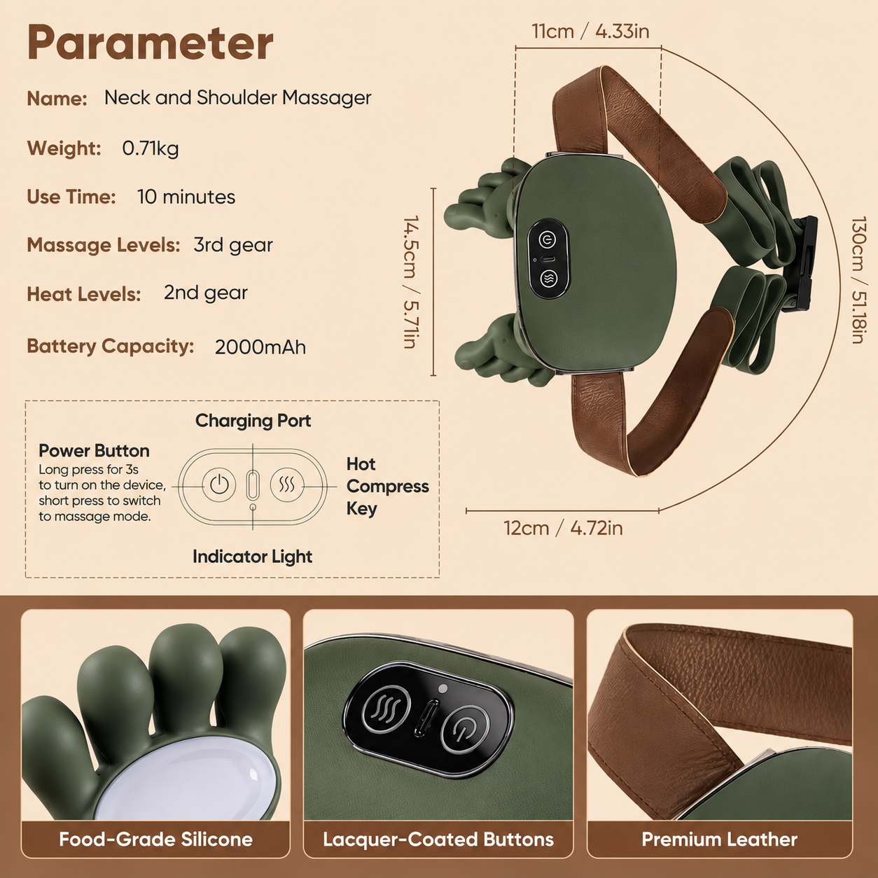 Calmora™ -Neck & Shoulder Massager